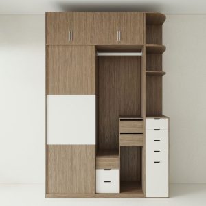 Tủ Quần Áo Gỗ Công Nghiệp TATD06
