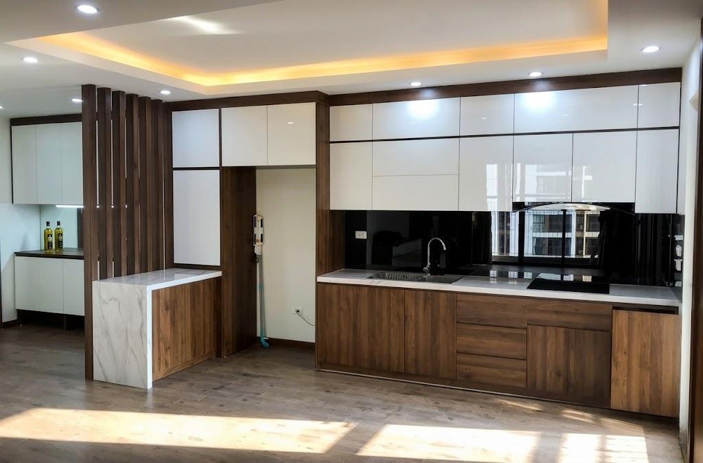 Tủ bếp Nhựa Picomat Cánh Acrylic CN15