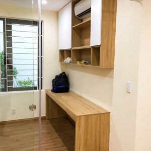 Tủ bếp gỗ MDF lõi xanh chống ẩm CN29 7 ban giao tu bep 0301