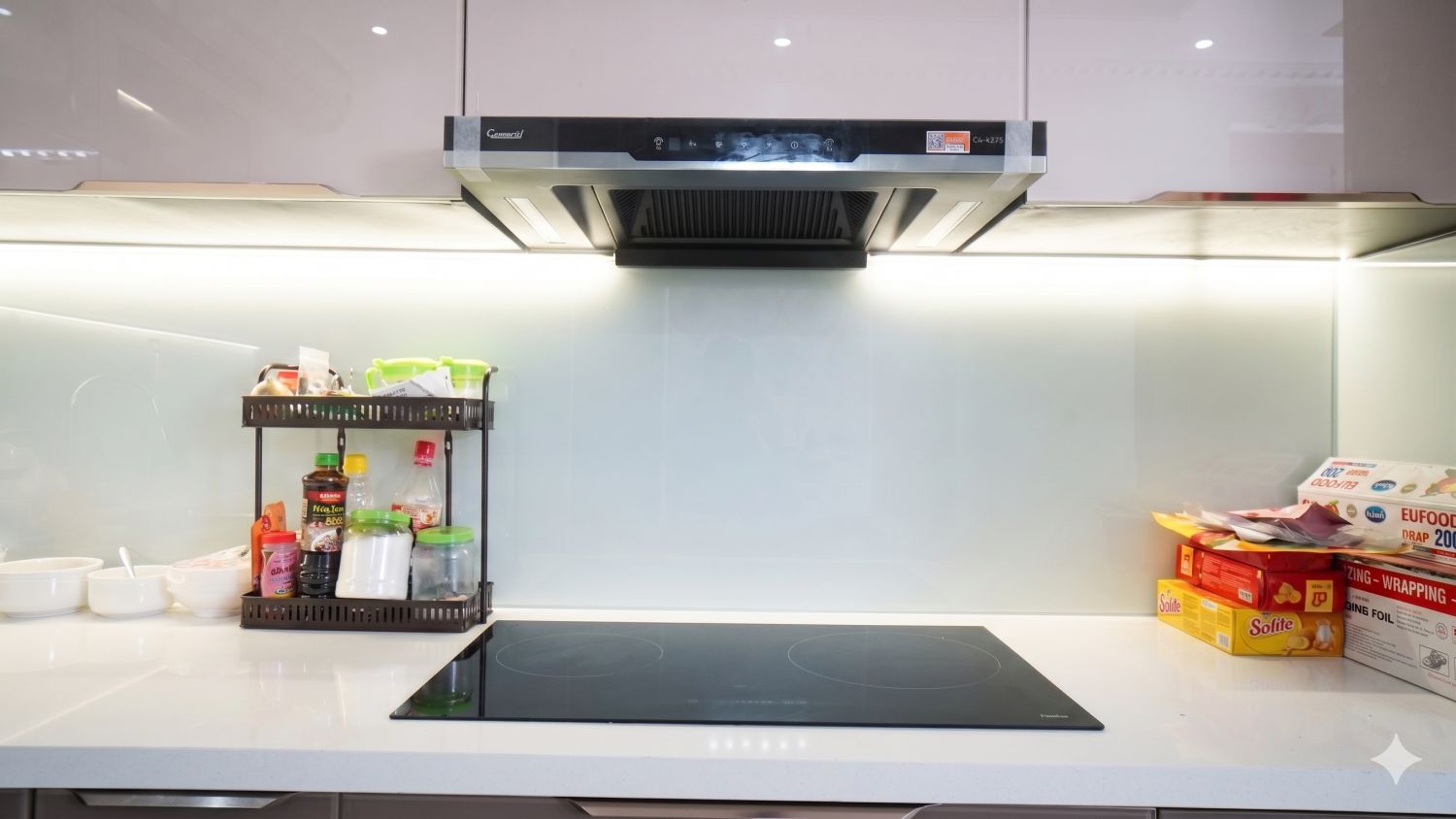 Tủ bếp Inox Cánh Kính CK05 2 Tủ bếp Inox Cánh Kính CK05 - Ảnh 2