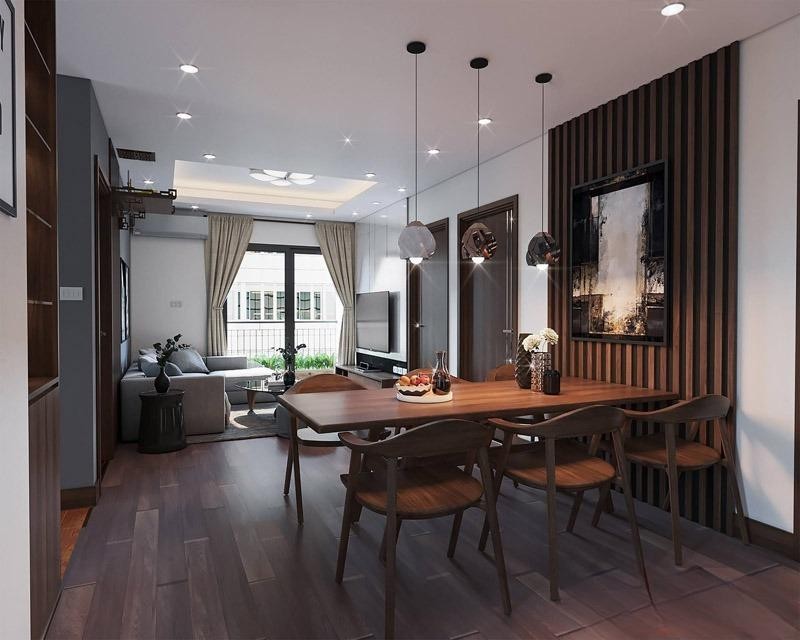 THIẾT KẾ NỘI THẤT PHÒNG KHÁCH HIỆN ĐẠI, ẤM CÚNG TẠI THANH XUÂN - HÀ NỘI 6 thiet ke noi that chung cu hien dai nha chi chi chung cu minato hoang huy hai phong06