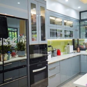 Tủ bếp Inox Cánh Kính CK01 9 ban giao tu bep 1603