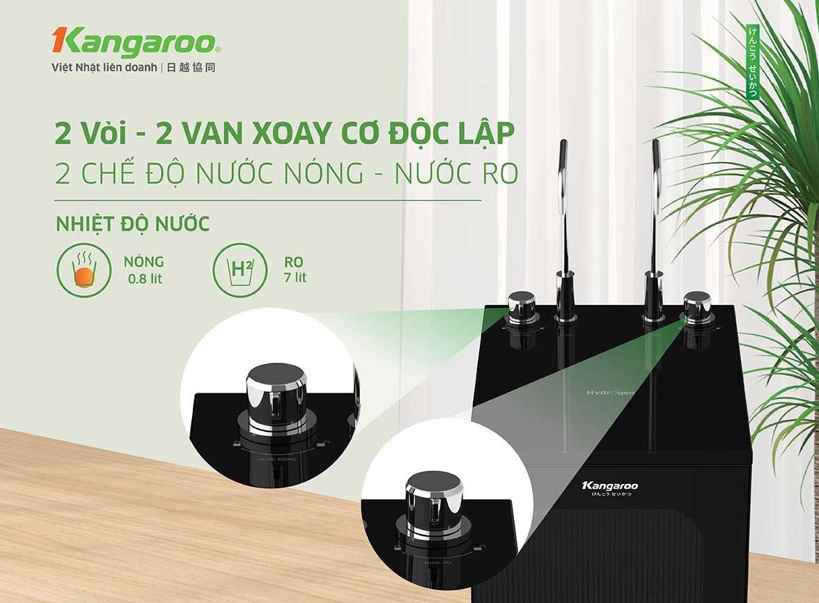 Máy lọc nước Hydrogen Kangaroo RO tích hợp nóng nguội Infinity KG10A11 4 may loc nuoc hydrogen kangaroo ro tich hop nong nguoi infinity kg10a11 4