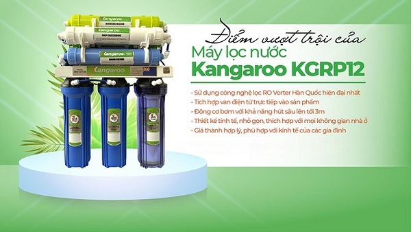 Máy lọc nước Kangaroo 9 lõi Không vỏ KGRP12 model 2025 3 may loc nuoc kangaroo 9 loi khong vo kgrp12 model 2025 2