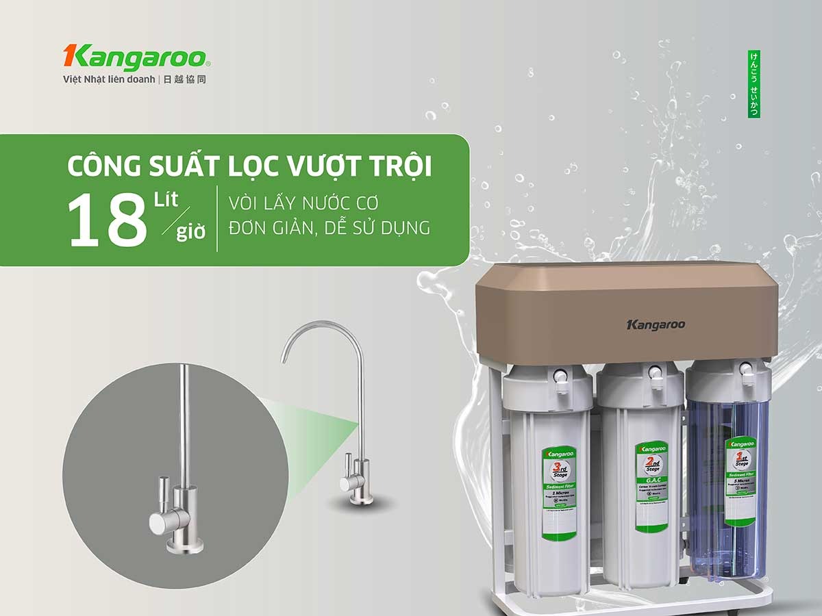 Máy lọc nước Kangaroo Hydrogen KG12K3-H1 5 may loc nuoc kangaroo hydrogen kg12k3 h1 5 1