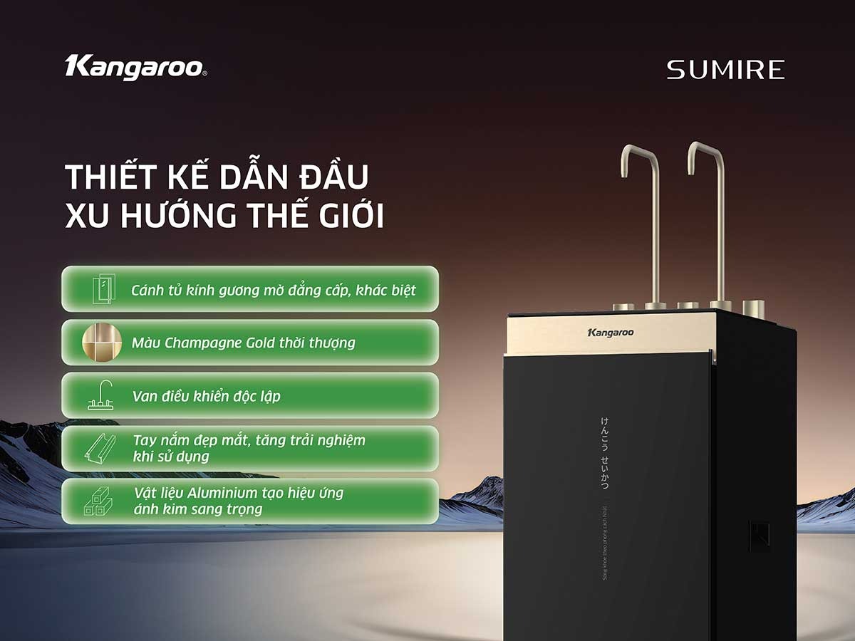 may loc nuoc kangaroo sumire hydrogen ion kiem nong lanh kghc13a3 4