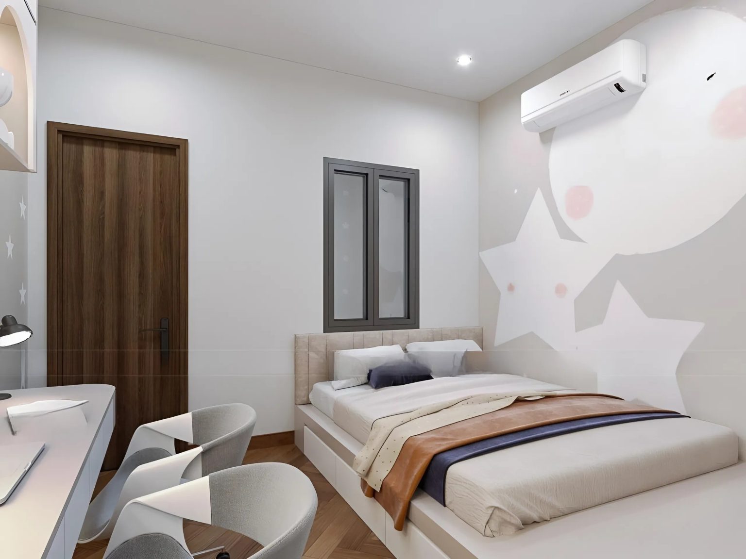 Phòng Ngủ Gỗ Công Nghiệp MDF Cao Cấp – TD08 2 Phòng Ngủ Gỗ Công Nghiệp MDF Cao Cấp – TD08 - Ảnh 2