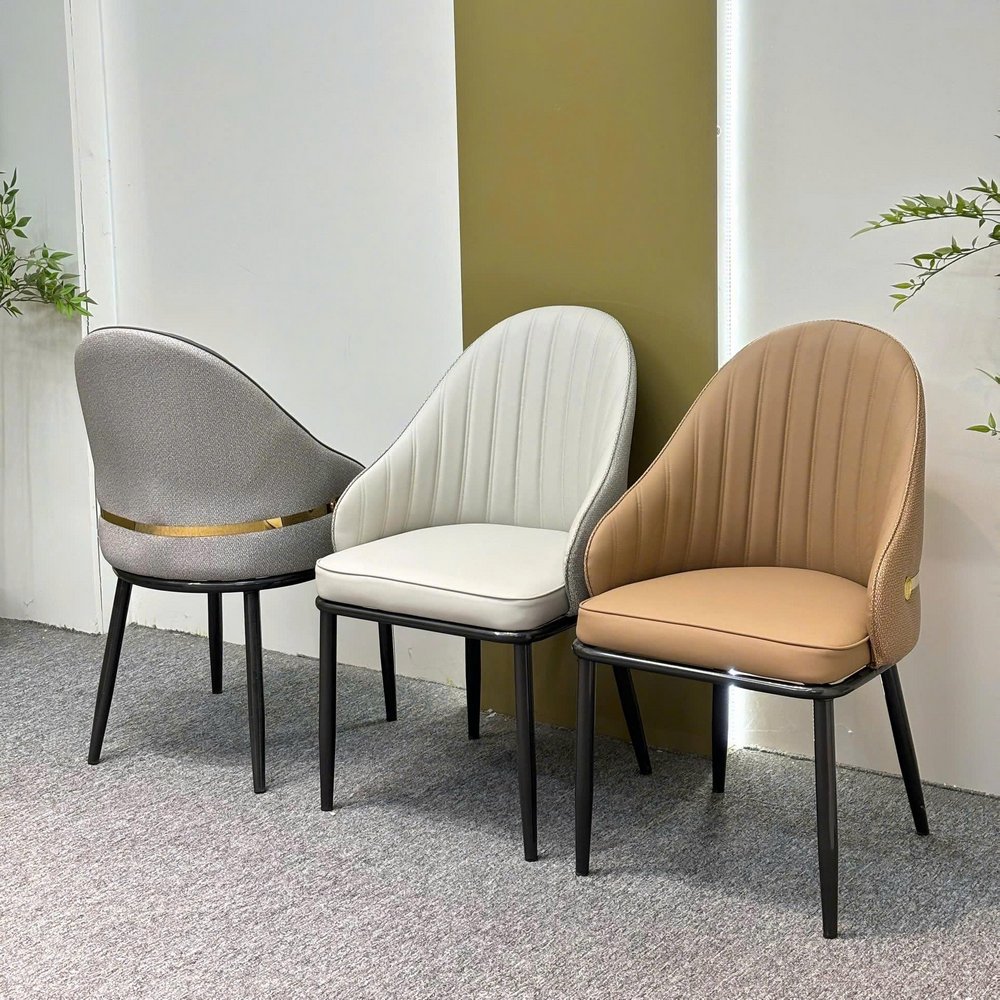 Ghế ăn nhập khẩu chân sắt C200