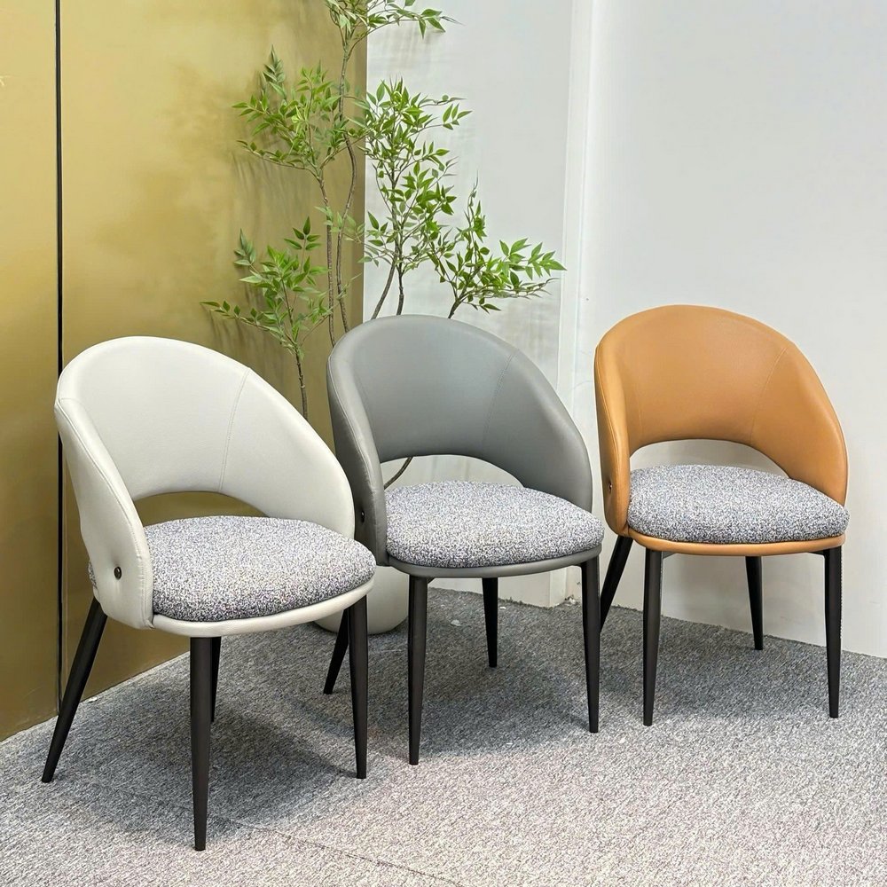 Ghế ăn nhập khẩu chân sắt C89