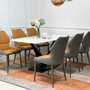 Bàn ghế ăn nhập khẩu veno mặt đá Ceramic 6 Ban ghe an nhap khau veno mat da Ceramic 3