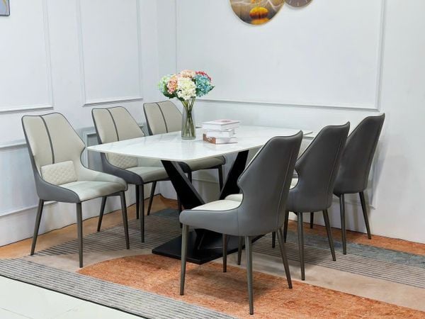 Bàn ghế ăn nhập khẩu veno mặt đá Ceramic 4 Bàn ghế ăn nhập khẩu veno mặt đá Ceramic - Ảnh 4